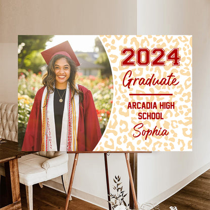 Class Of 2024 Graduate, Graduation Gift - Personalized Graduation Lawn Sign With Stake