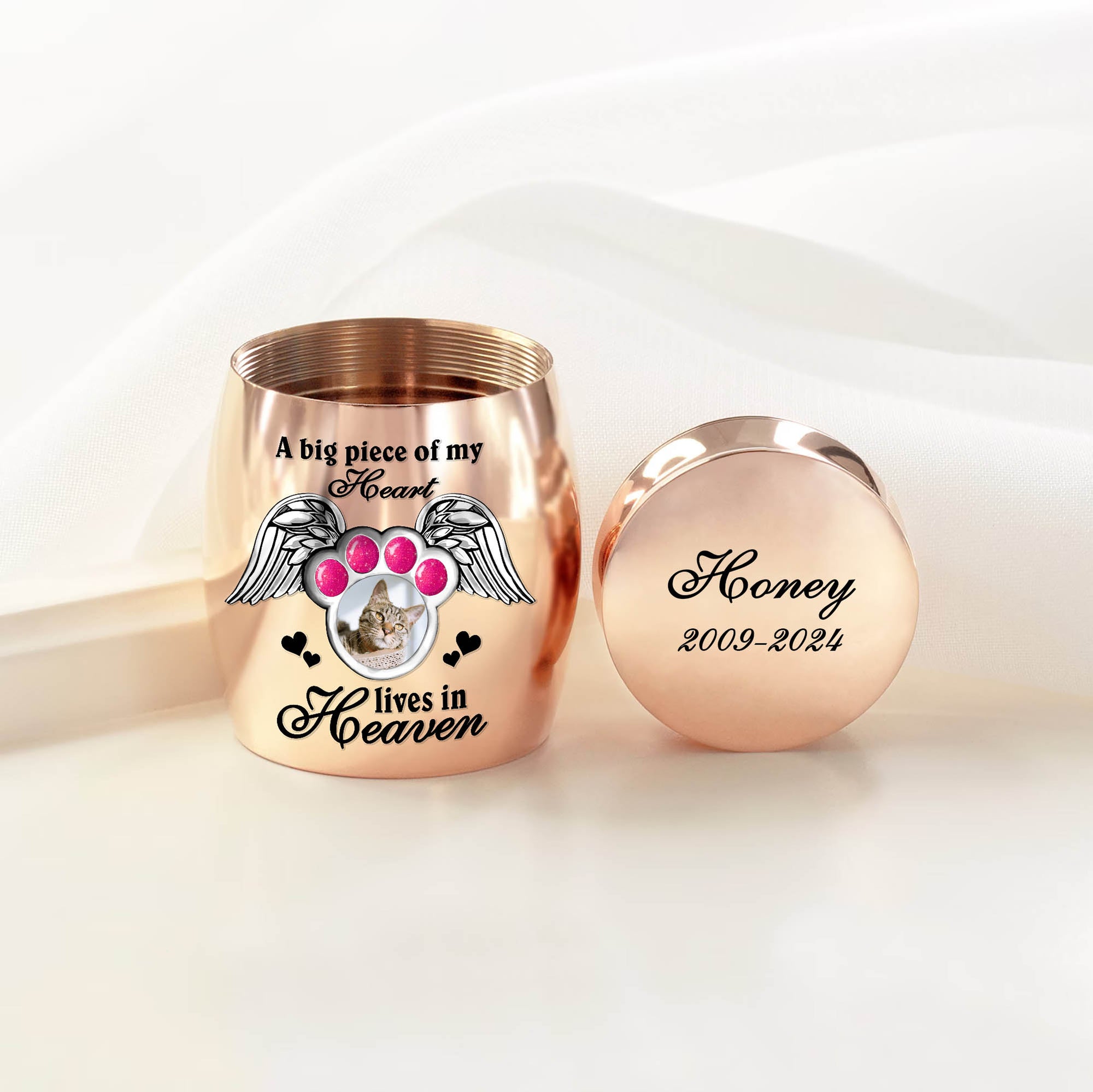 Personalized Mini Urn - Custom Ash Keeper -  Mini Memorial Urn - Cremation Urns