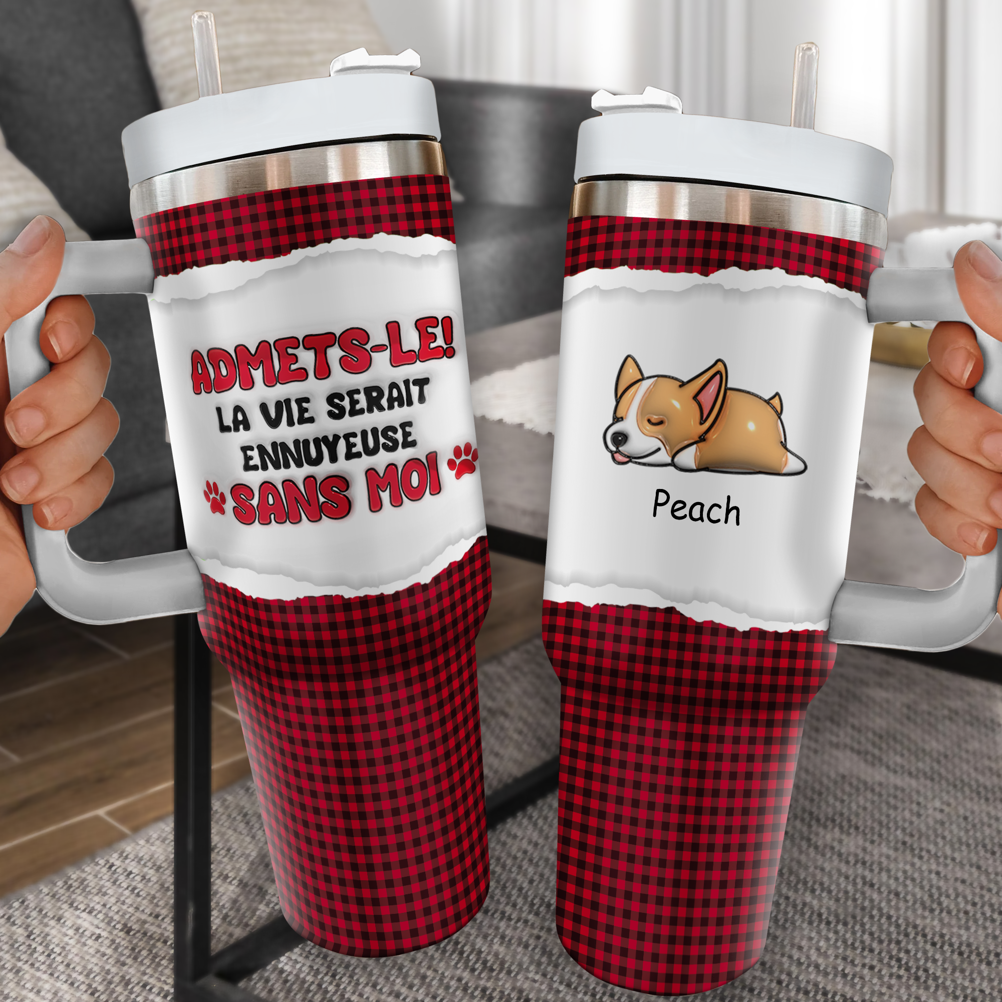 Admets-Le - Gift For Mom, Gift For Friends, Gift For Her - Personalized Custom Tumbler