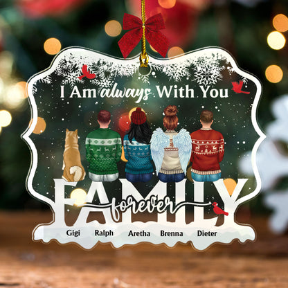 I Am Always With You - Personalized Custom Shape Acrylic Ornament