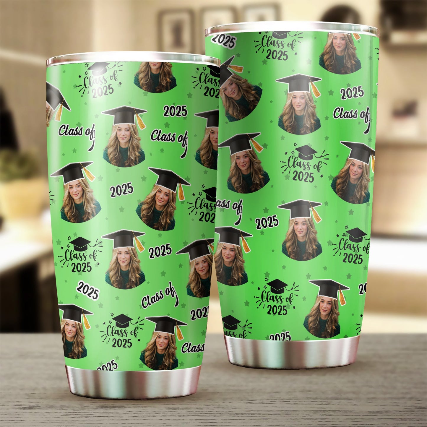 Class of 2025 - Gift For Couple, Gift For Him, Gift For Her - Personalized Custom Tumbler