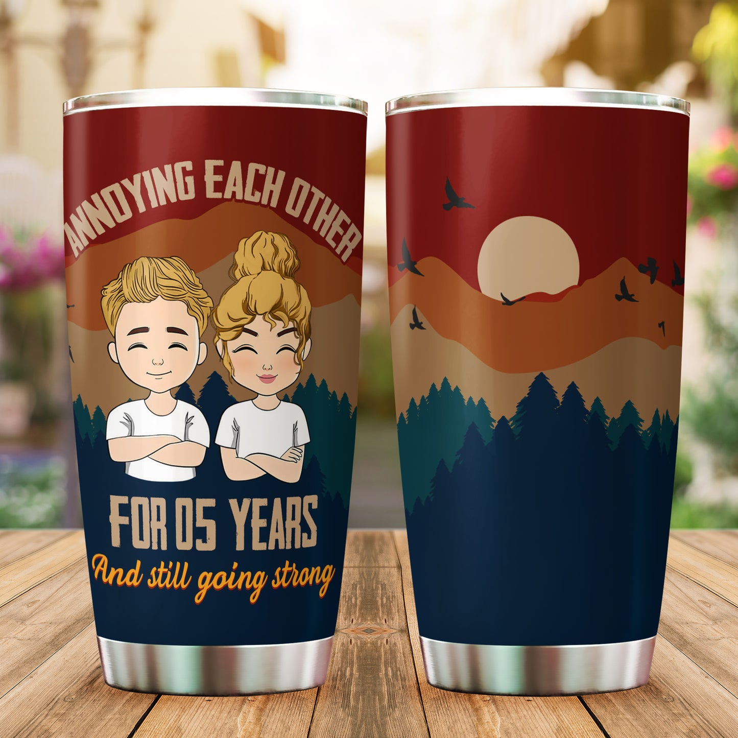 Annoying Each Other - Gift For Couple, Gift For Him, Gift For Her - Personalized Custom Tumbler