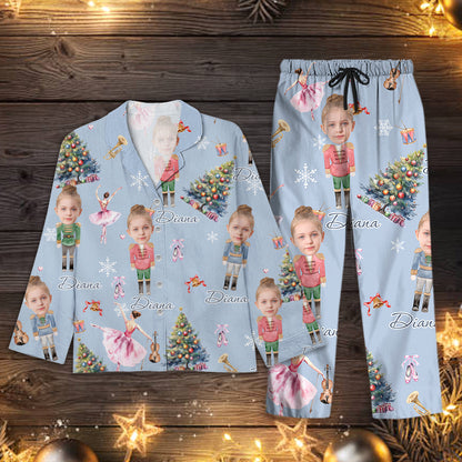 Christmas Nutcracker Pajama Set - Personalized Photo Nutcracker Ballet Pajama Family - Nutcracker Holiday Gifts