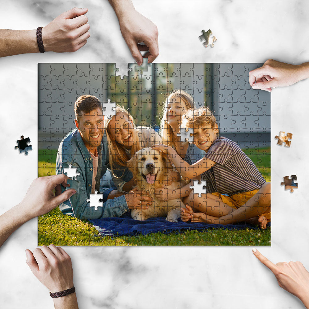 Personalisiertes Puzzle Erstellen Sie ein Puzzle mit Ihren Fotos - Puzzle-Bilderpuzzle für Erwachsene und Kinder - Geschenk für Paare