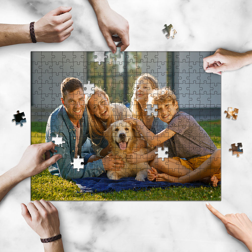 Personalized Puzzle Make A Puzzle With Your Photos - Jigsaw Puzzle Picture Puzzle for Adults and Kids - Couples Gift