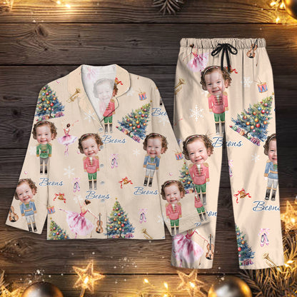 Christmas Nutcracker Pajama Set - Personalized Photo Nutcracker Ballet Pajama Family - Nutcracker Holiday Gifts