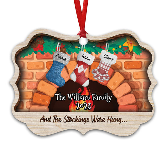 It's The Most Wonderful Time Of The Year Ornament - Personalized Aluminum Ornament