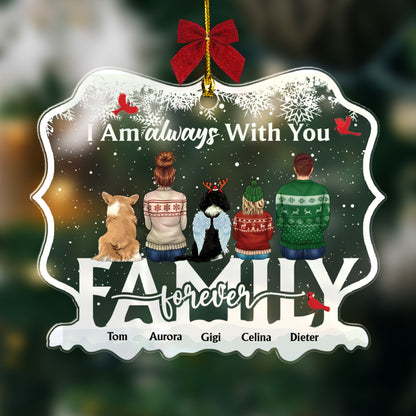 I Am Always With You - Personalized Custom Shape Acrylic Ornament