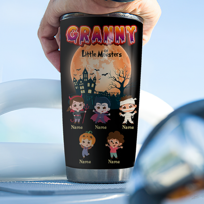 Oma Monster Tumbler 20oz - Personalisiertes Halloween Geschenk - Personalisierter individueller Tumbler