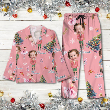 Christmas Nutcracker Pajama Set - Personalized Photo Nutcracker Ballet Pajama Family - Nutcracker Holiday Gifts