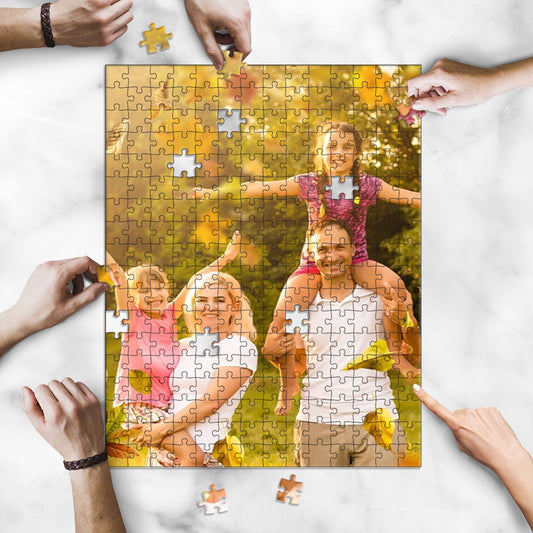 Personalisiertes Puzzle Erstellen Sie ein Puzzle mit Ihren Fotos - Puzzle-Bilderpuzzle für Erwachsene und Kinder - Geschenk für Paare