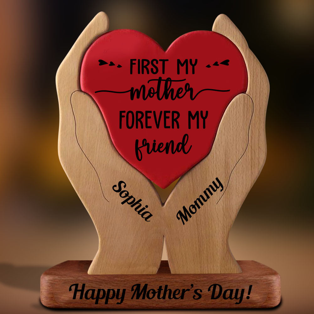 First Mother Forever Friends - Puzzle Wooden Family - Wooden Carvings