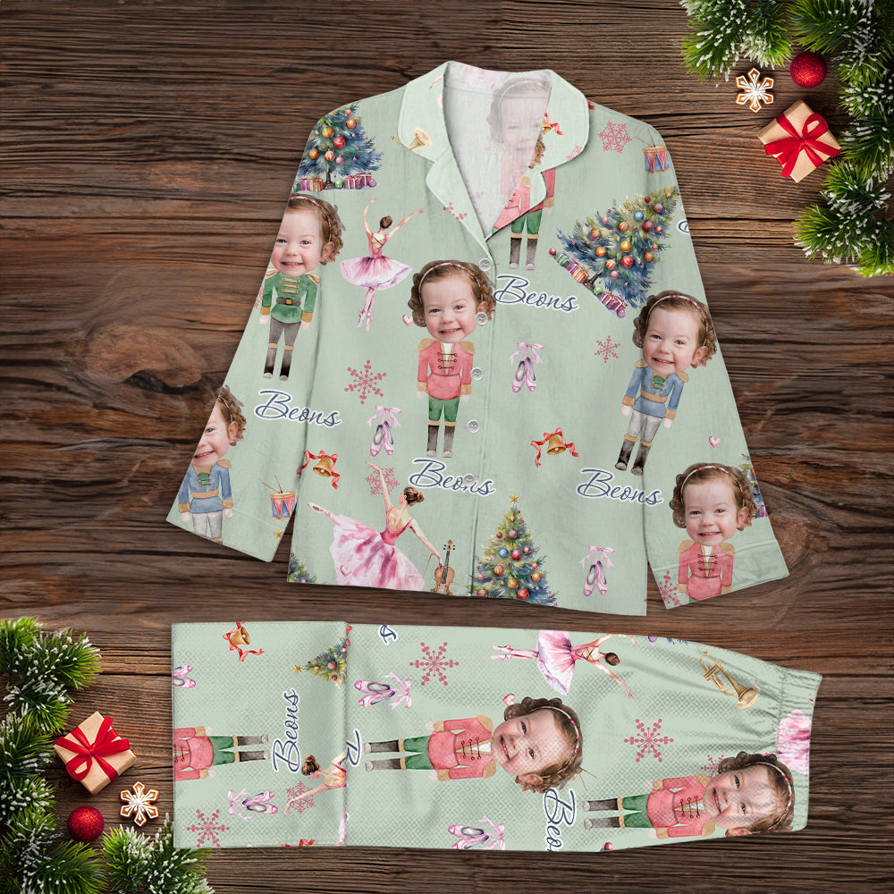 Christmas Nutcracker Pajama Set - Personalized Photo Nutcracker Ballet Pajama Family - Nutcracker Holiday Gifts