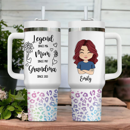 Legend Mom and Legend Dad - Gift For Couple, Gift For Him, Gift For Her - Personalized Custom Tumbler