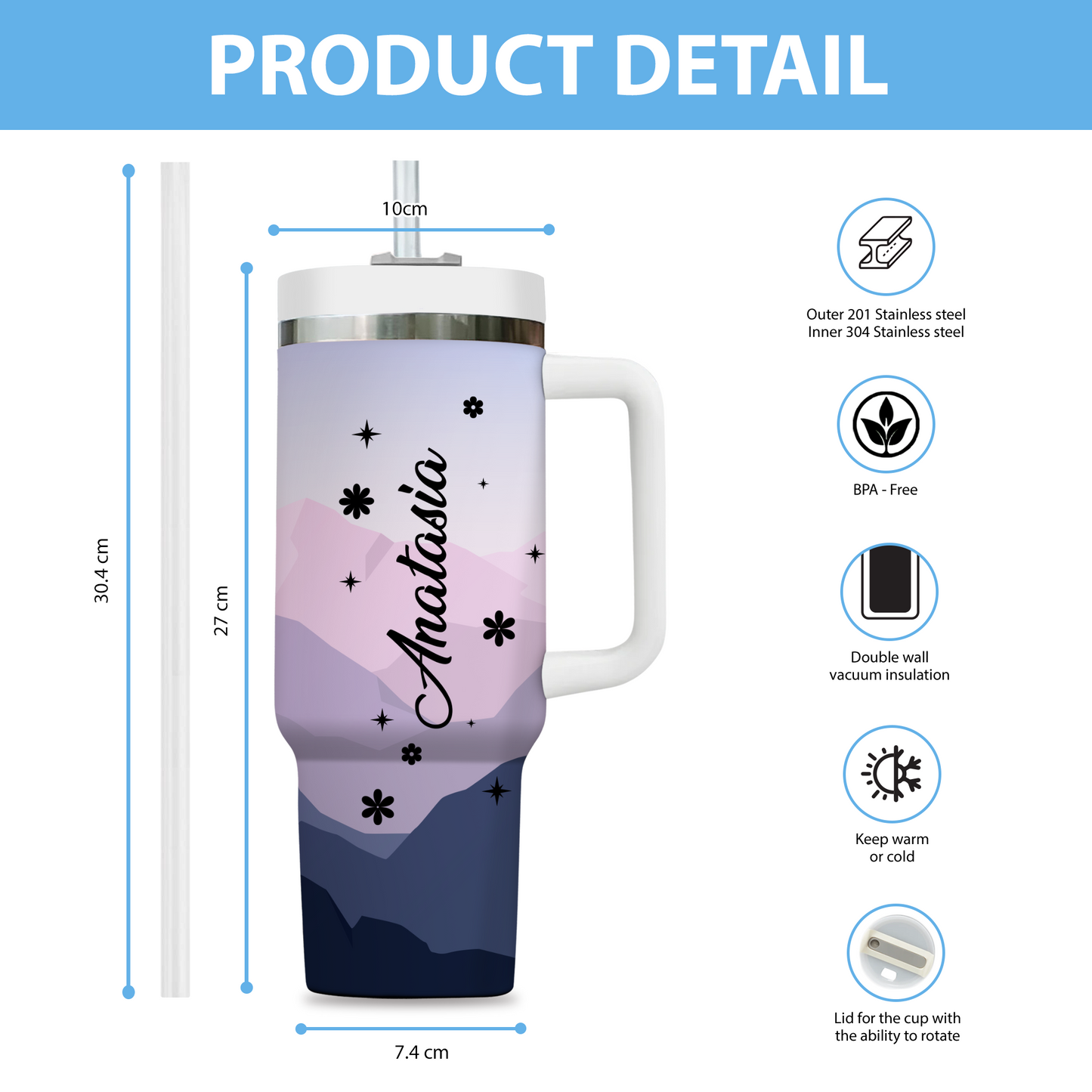 To Your Family You Are The World - Gift For Couple, Gift For Him, Gift For Her - Personalized Custom Tumbler