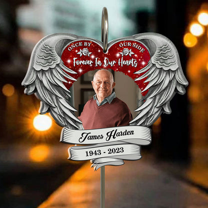 Your Wings Were Ready But Our Heart Were Not - Personalized Garden Slate, Remembrance Gift, Sympathy Gift