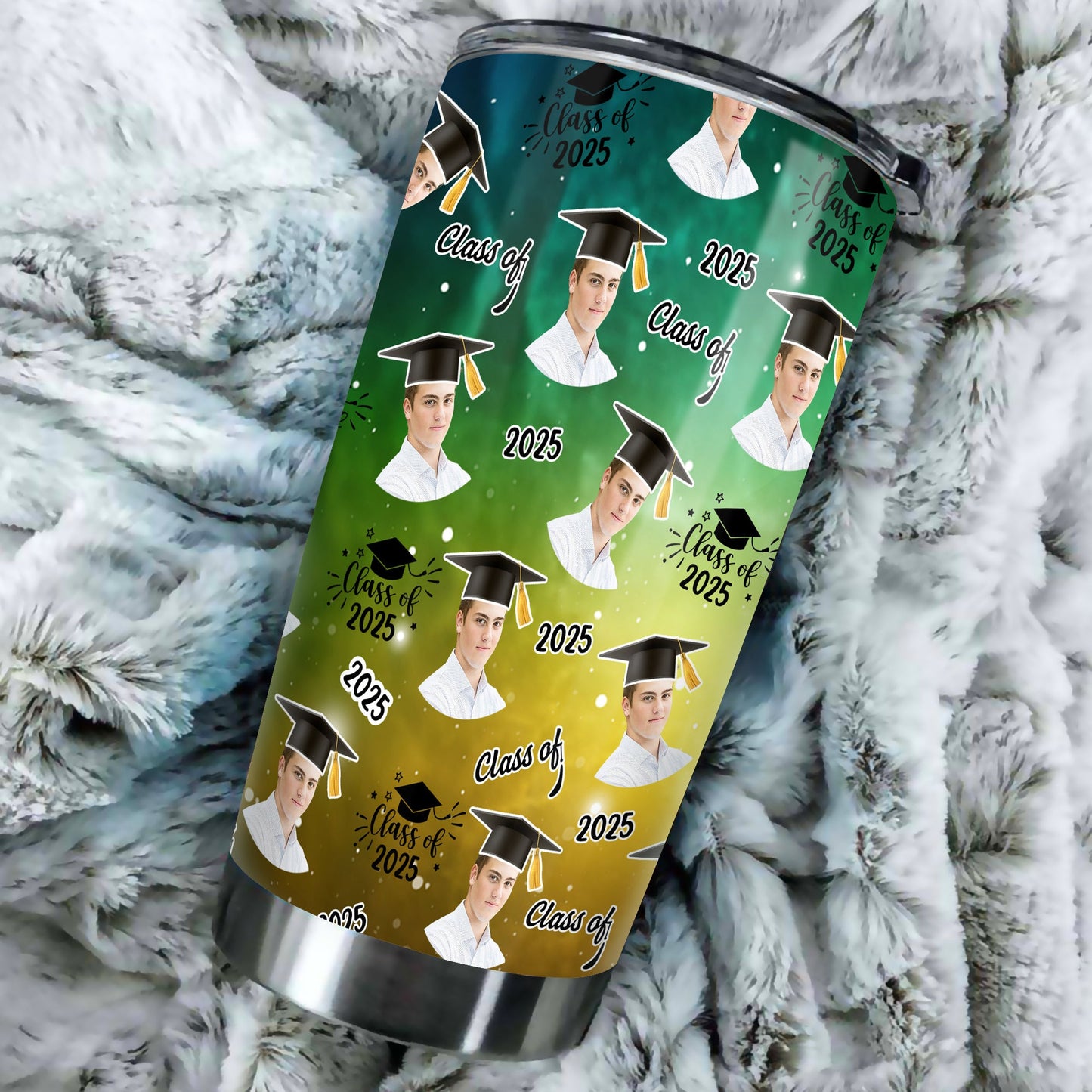 Class of 2025 - Gift For Couple, Gift For Him, Gift For Her - Personalized Custom Tumbler