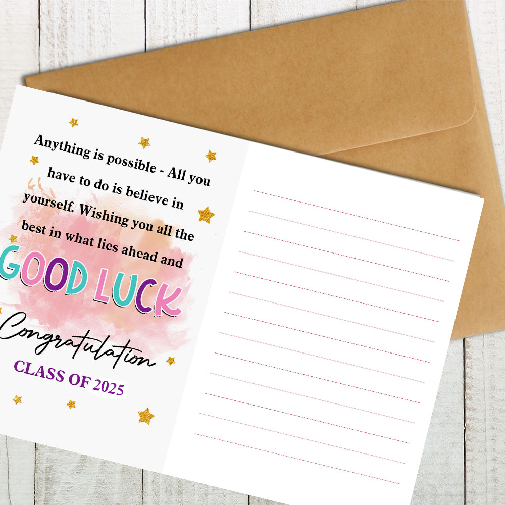 We Are So Proud Of You Greeting Card - Graduation Gift- Custom Personalized Greeting Card