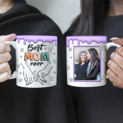 Beste Mama aller Zeiten, 3D-Geschenk für Mama, Geschenk für sie, personalisierte Tasse