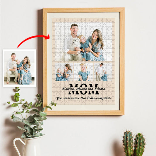 Personalisiertes Puzzle Machen Sie ein Puzzle mit Ihren Fotos - Puzzlebild zum Muttertag - Muttertagsgeschenk