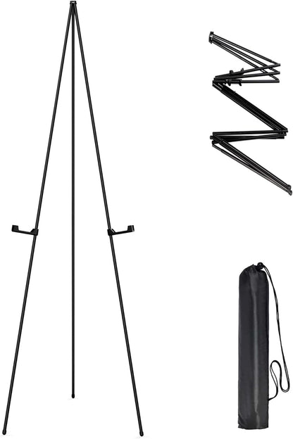 Instant Easels Stand for Welcome Sign, Adjustable Metal Stand for Display Painting Canvas, Folding Tripod (Shipping time is 1 week longer than welcome sign)