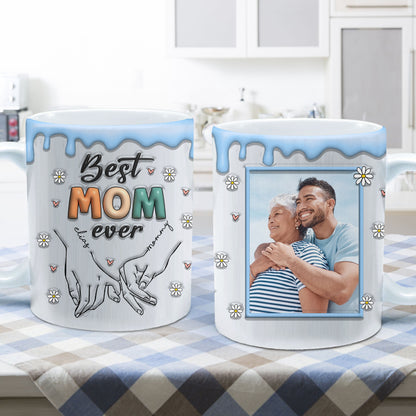 Beste Mama aller Zeiten, 3D-Geschenk für Mama, Geschenk für sie, personalisierte Tasse