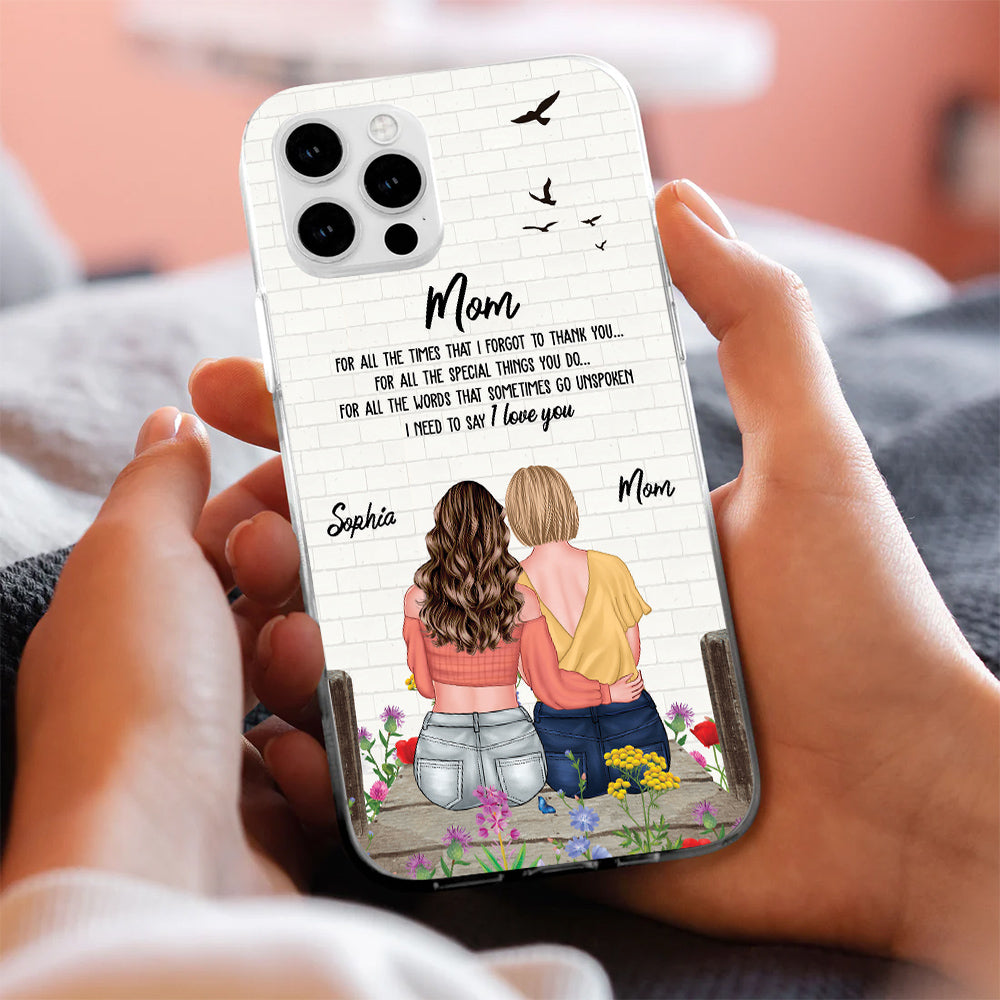 Ich muss sagen, ich liebe dich – Geschenk für Mama – Geschenk für sie – personalisierte individuelle Handyhülle