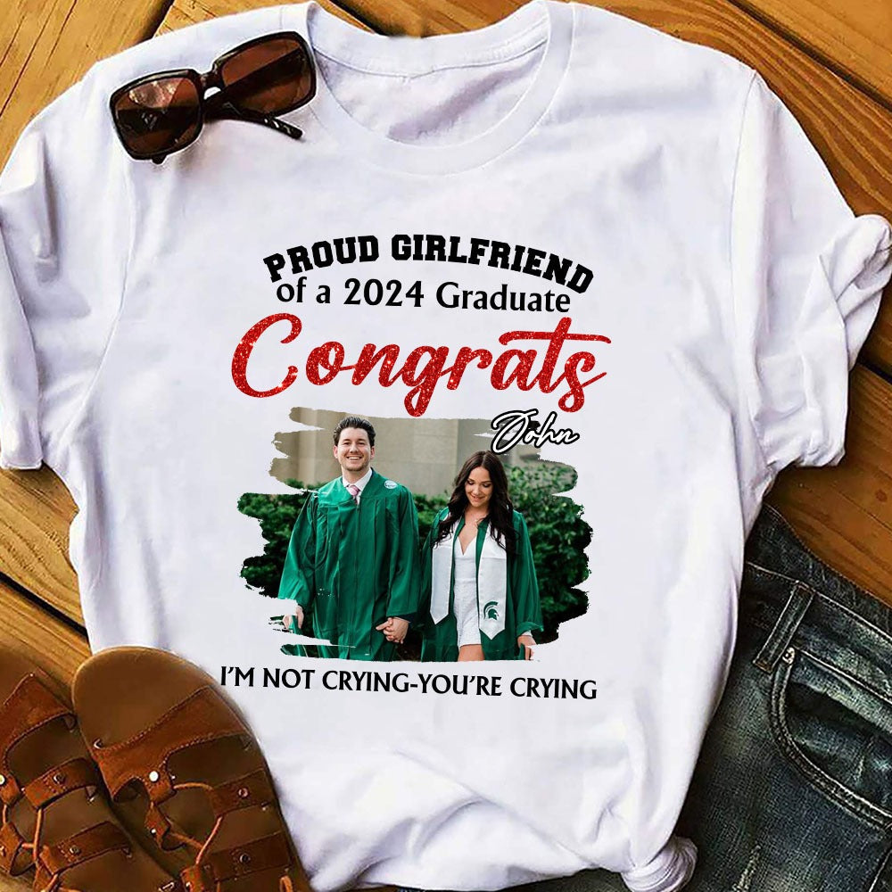 Proud Family Of Senior Graduation Class Of 2024 T-Shirt - Graduation Unisex T-Shirt