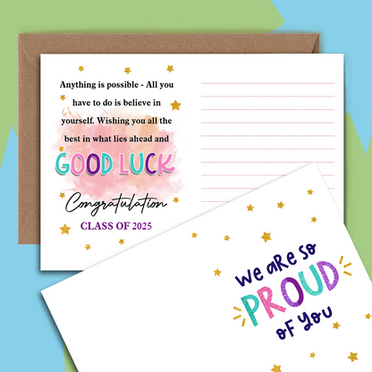 We Are So Proud Of You Greeting Card - Graduation Gift- Custom Personalized Greeting Card