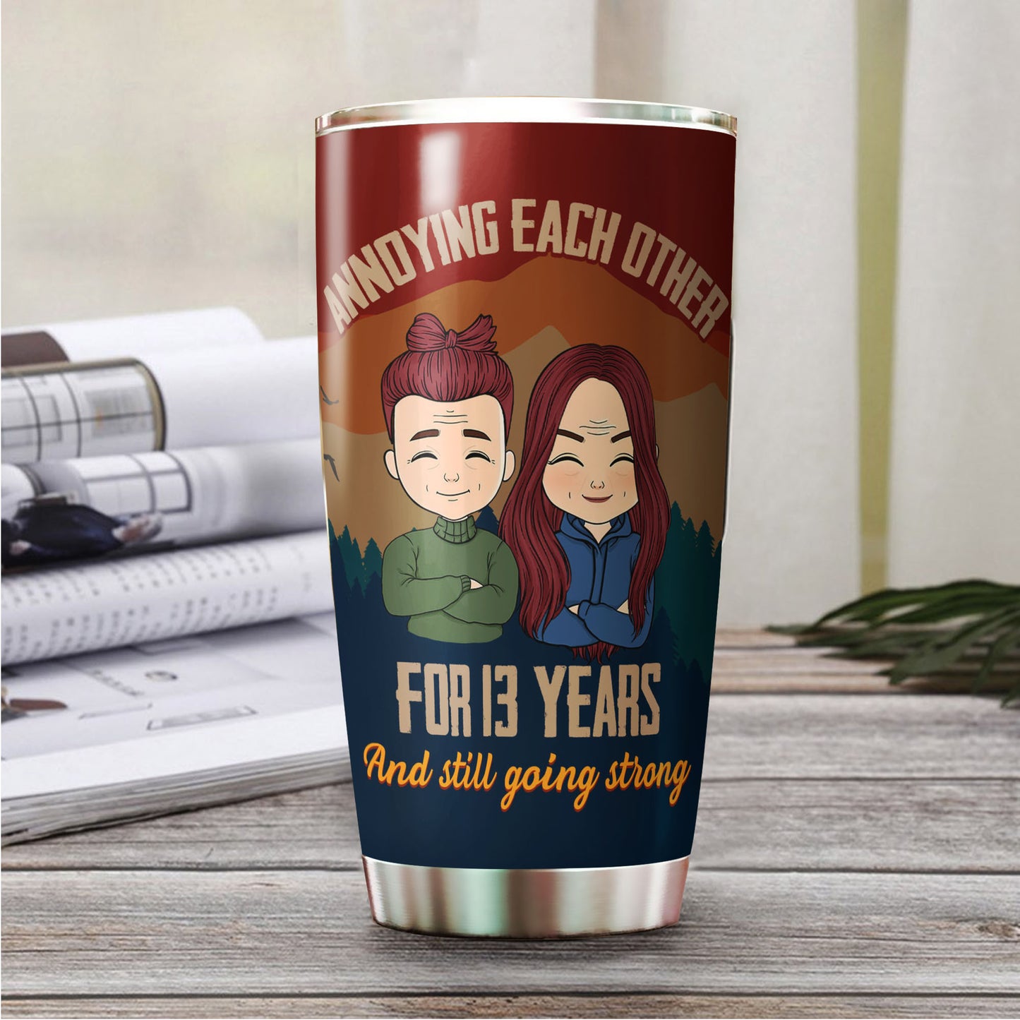 Annoying Each Other - Gift For Couple, Gift For Him, Gift For Her - Personalized Custom Tumbler