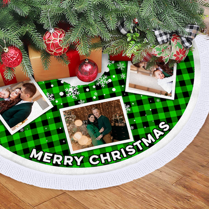 Christmas Tree Skirt - Personalized Christmas Tree Home Decor - Christmas Tree Cover Decoration