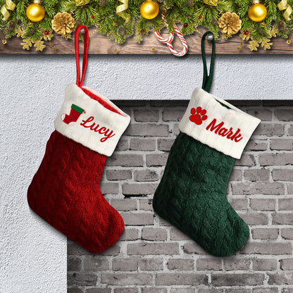 Best Cozy Emboridered Stock For Your Children And Your Family - Embroidered Christmas Stockings