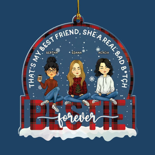 That Is My Best Friend - Personalized Custom Shape Acrylic Ornament