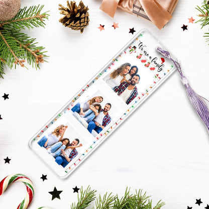 Happy Family Together – das beste Weihnachtsgeschenk für Familienmitglieder – individuelles Foto-Lesezeichen 