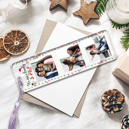 Happy Family Together – das beste Weihnachtsgeschenk für Familienmitglieder – individuelles Foto-Lesezeichen 