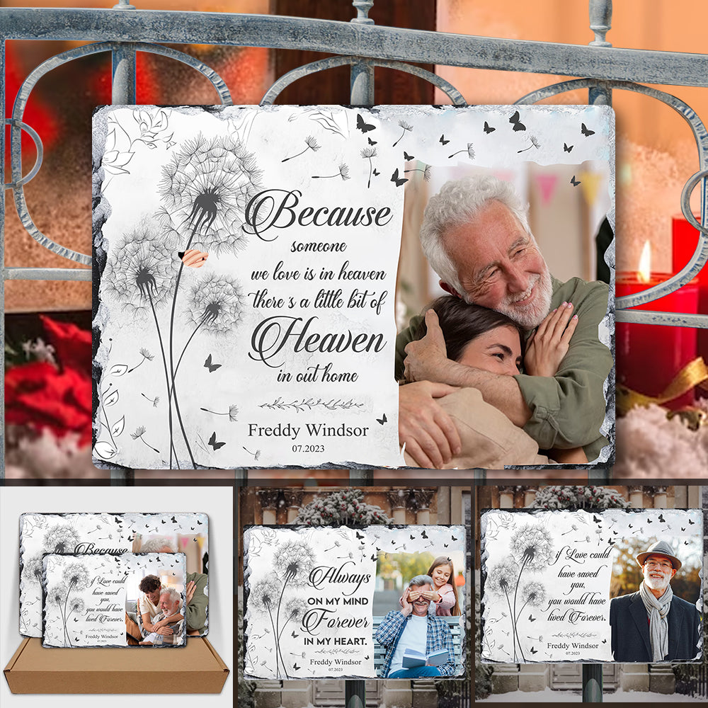 Keep The Best Moment Of The One You Love In Your Heart Forever - Personalized Memorial Stone