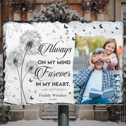 Keep The Best Moment Of The One You Love In Your Heart Forever - Personalized Memorial Stone