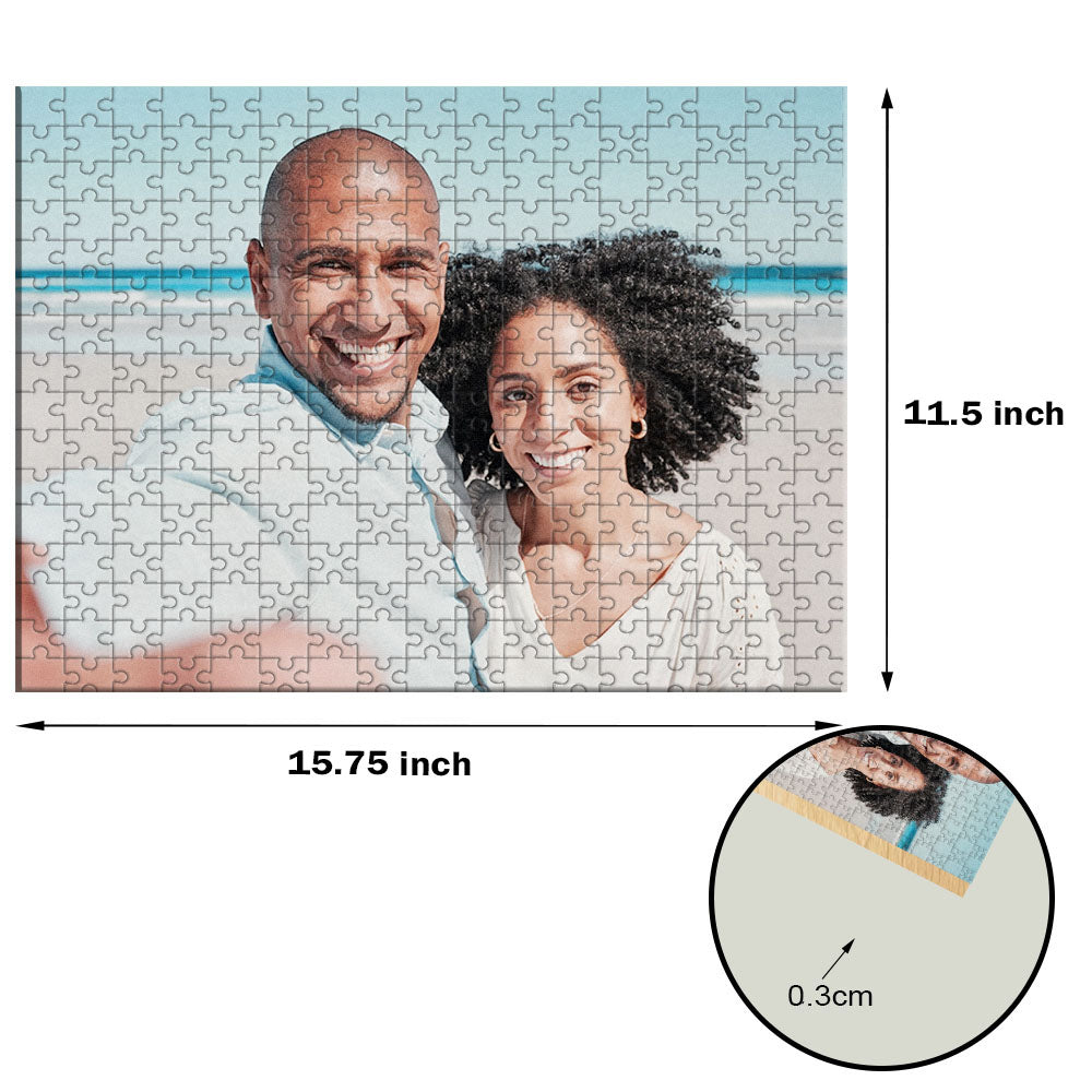 Personalized Puzzle Make A Puzzle With Your Photos - Jigsaw Puzzle Picture Puzzle for Adults and Kids - Couples Gift