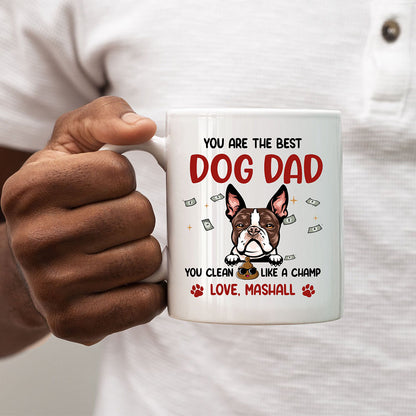 Personalisierte Tasse „Du bist der beste Papa“, Geschenk für Ihn – Vatertag 2023