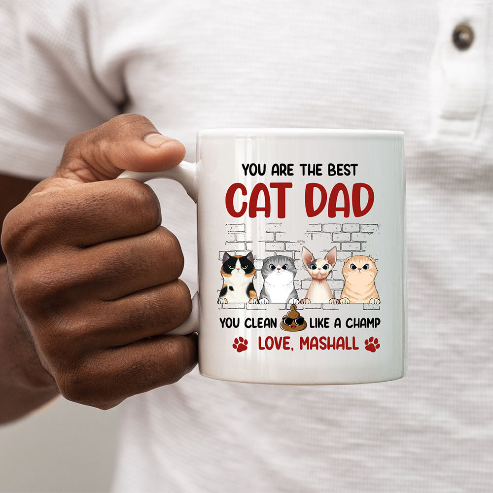 Personalisierte Tasse „Du bist der beste Papa“, Geschenk für Ihn – Vatertag 2023