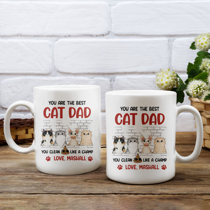 Personalisierte Tasse „Du bist der beste Papa“, Geschenk für Ihn – Vatertag 2023