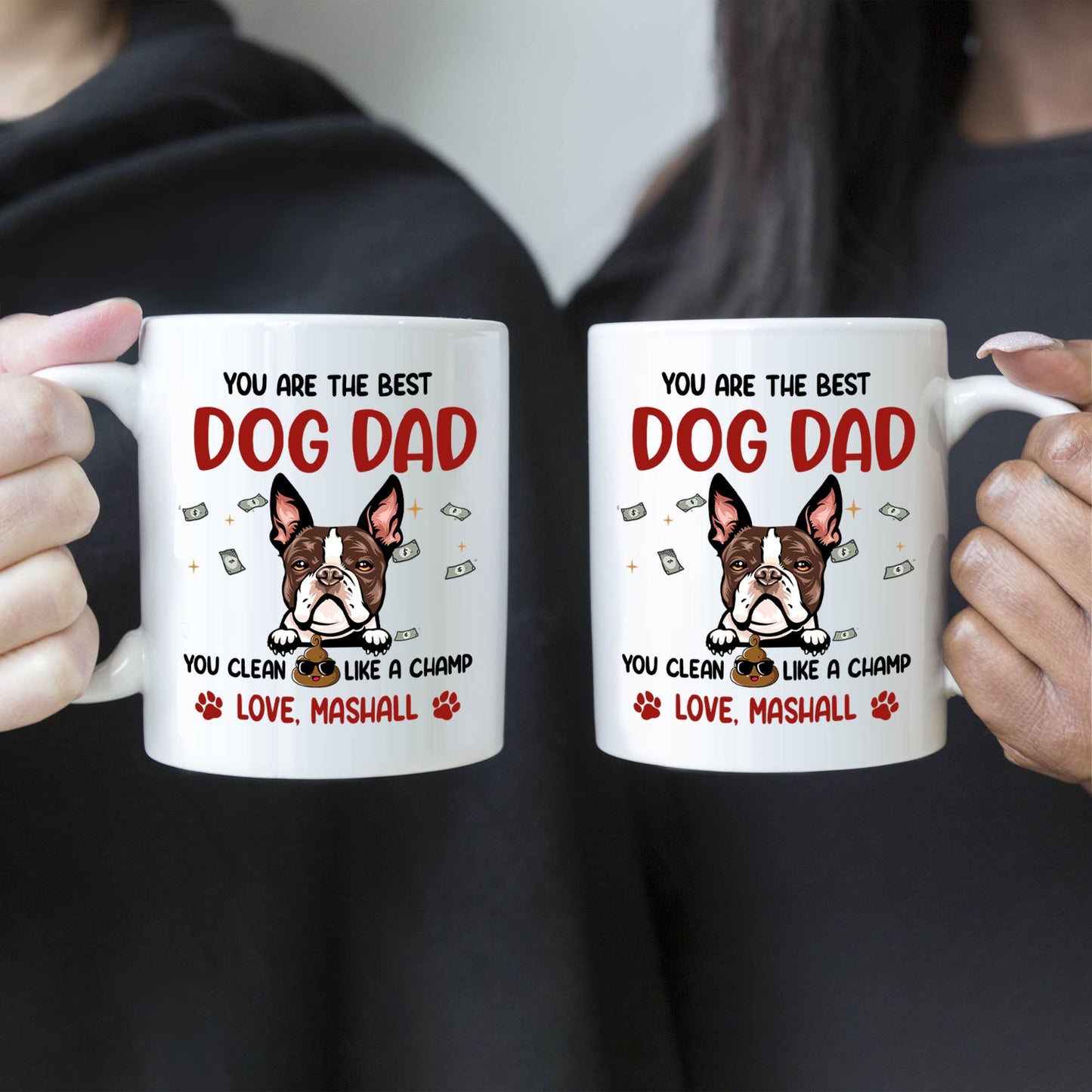 Personalisierte Tasse „Du bist der beste Papa“, Geschenk für Ihn – Vatertag 2023