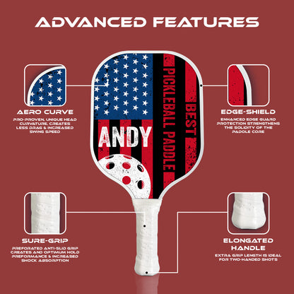 Best Pickleball Paddle Personalized Custom Name - Pickleball Paddle