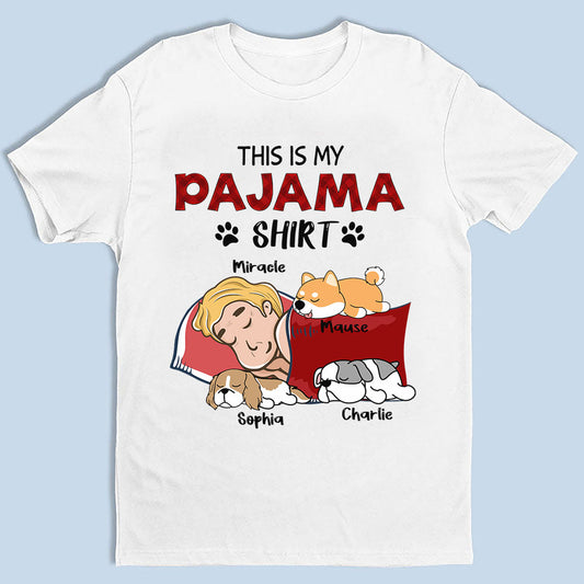 Personalized This Is My Pajama Gift For Dog Lovers - Custom Unisex T-shirt