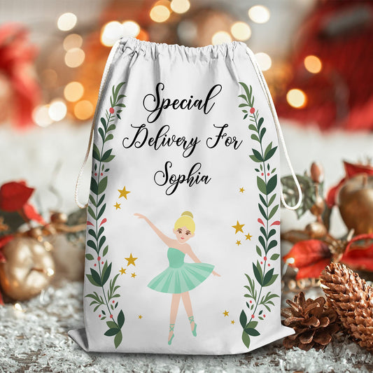 Special Delivery Nutcracker Christmas Bag - Personalized Custom Christmas Sack