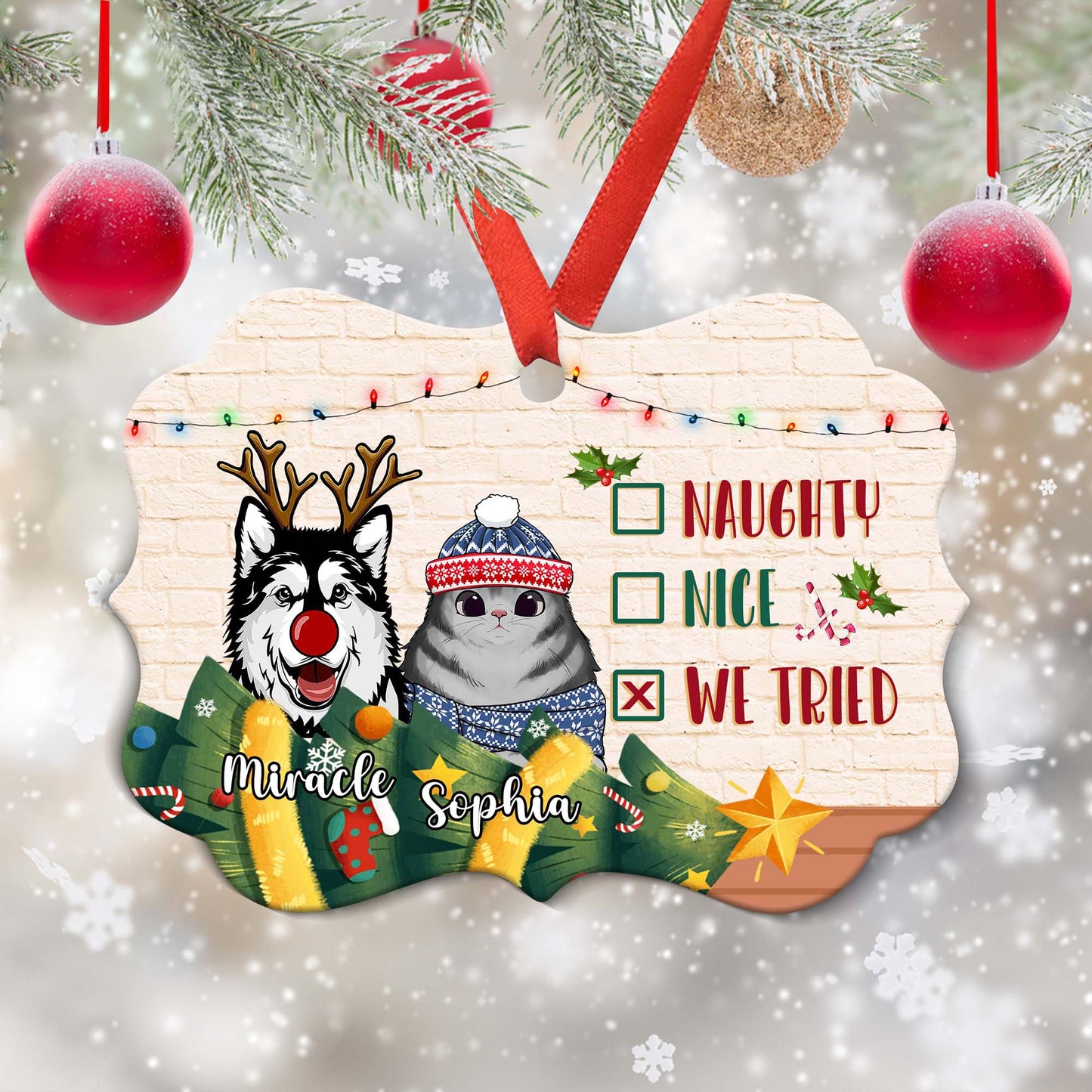 I've Been A Very Good Cat/Dog This Year - Personalized Custom Benelux Christmas Ornament - Gift For Pet Lovers, Christmas Gift