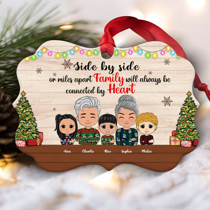 Family This Is Us A Little Bit Of Crazy And A Whole Lot Of Love - Christmas Gift, Gift For Family - Personalized Ornament