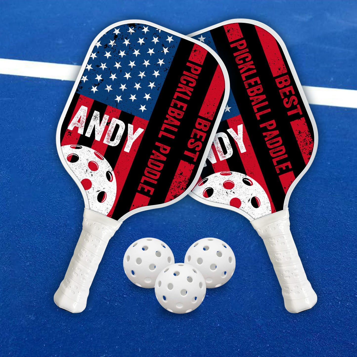 Best Pickleball Paddle Personalized Custom Name - Pickleball Paddle