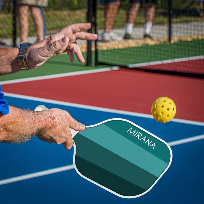 Pastell Vibe Pickleball personalisierte benutzerdefinierte Name - Pickleball Paddel