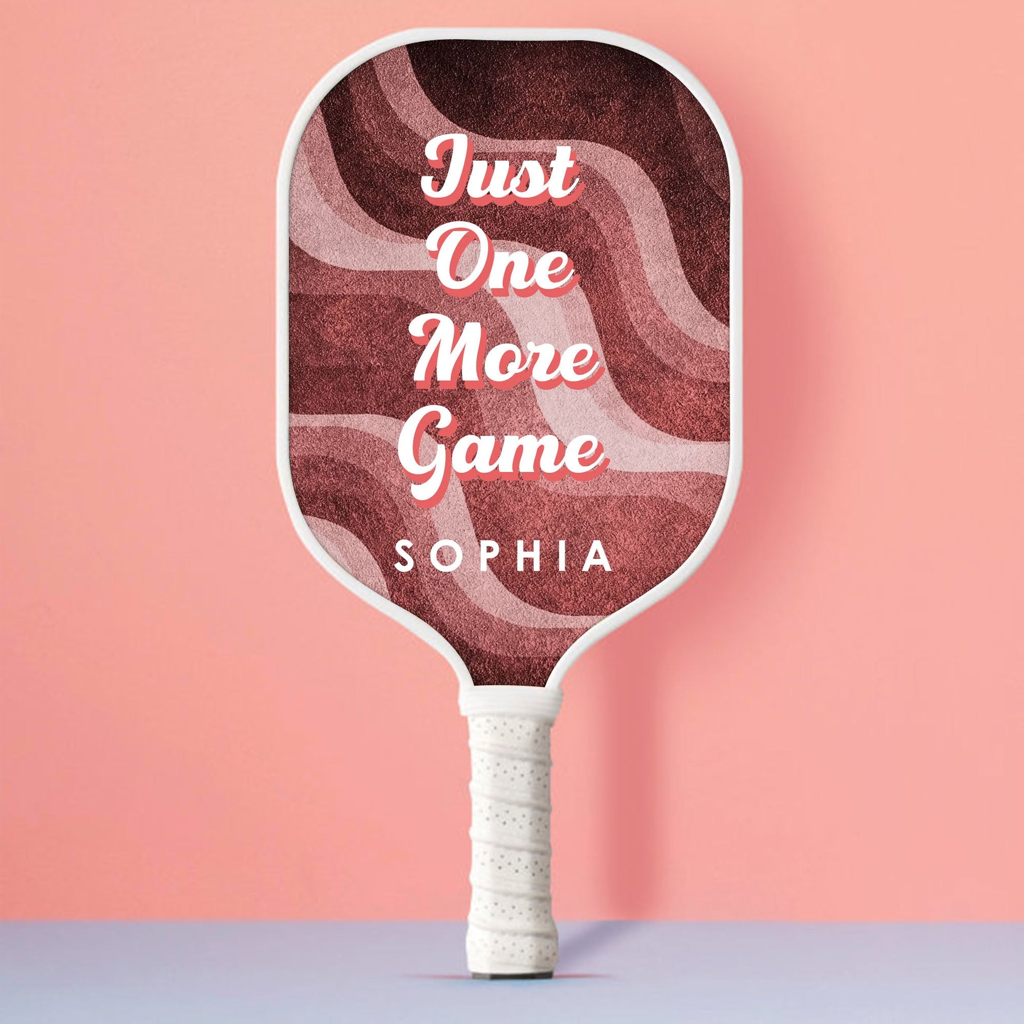Just One More Game Pickleball Personalized Custom Name - Pickleball Paddle